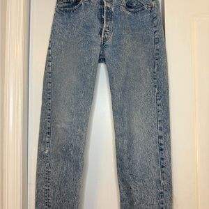 Vintage Men's Straight Fit Blue Jeans